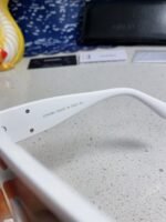 SQUARE SUNGLASSES CH5495 IN WHITE ACETATE BROWN LENSES - Image 17