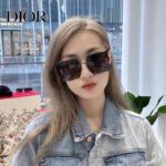 30MONTAIGNE S7U SUNGLASS 578111 IN BLACK METAL GREY LENSES - Image 8