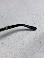 SQUARE SUNGLASSES 632032 IN BLACK ACETATE SILVER METAL - Image 18