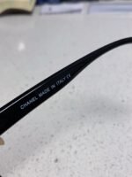 SQUARE SUNGLASSES 3392 IN BLACK ACETATE BLACK LENSES - Image 20