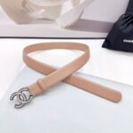 CC 30MM BELT IN DESERT SAND CALFSKIN METAL HARDWARE - Image 13