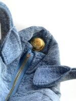 CHANEL 25S MAXI BOW BAG 26 IN BLUE DENIM WITH GOLD HARDWARE - Image 4