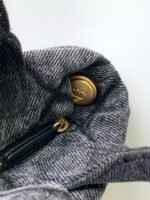 CHANEL 25S MAXI BOW BAG 26 IN DARK GREY DENIM WITH GOLD HARDWARE - Image 5