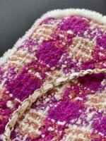 CHANEL 25S SHOPPING BAG 34 IN DARK PINK MIX WHITE TWEED - Image 18