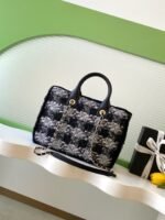 CHANEL 25S SHOPPING BAG 34 IN BLACK MIX GREY TWEED - Image 2