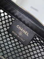 CHANEL 25S CLUTCH WITH CHAIN 20 CM IN BLACK LAMBSKIN WITH GOLD HARDWARE - Image 11