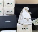 CC 25 HANDBAG IN WHITE 30 GRAINED CALFSKIN GOLD HARDWARE - Image 16