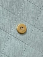 CHANEL 25S HANDBAG IN PALE CYAN 40 GRAINED CALFSKIN GOLD HARDWARE - Image 18
