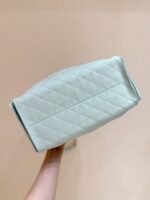 CHANEL 25S HANDBAG IN PALE CYAN 40 GRAINED CALFSKIN GOLD HARDWARE - Image 6