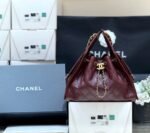 CHANEL 25S HANDBAG IN ROSSO ANCORA RED 30 GRAINED CALFSKIN GOLD HARDWARE - Image 7