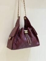 CHANEL 25S HANDBAG IN ROSSO ANCORA RED 30 GRAINED CALFSKIN GOLD HARDWARE - Image 13